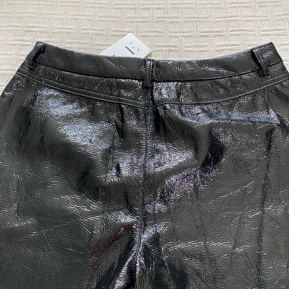 XLE The Label black vegan leather pants. - Picture 4 of 7